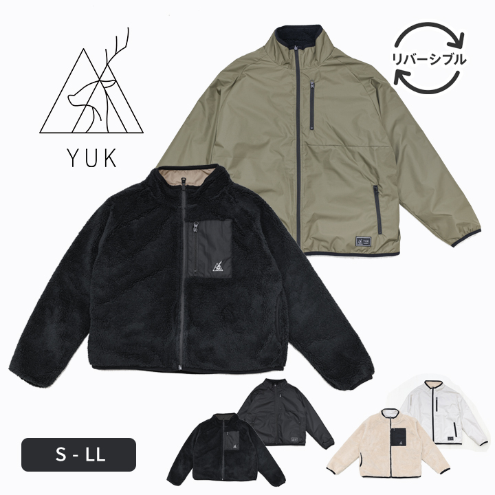 【予約】YUK リバーシブル ジャケット ボア メンズ